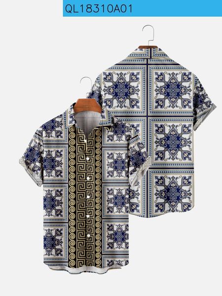 men s dress shirts hawaii retro shirt european style patterns vintage y2k summer casual for men and women streetwear 230707, White;black
men s dress shirts hawaii retro shirt european style patterns vintage y2k summer casual for men and women streetwear 230707, White;black