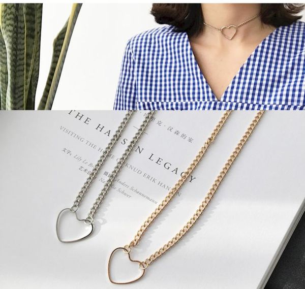 europe and the united states foreign trade jewelry simple metal wind hollow love heart heartshaped short necklace clavicle c3800960, Golden;silver
europe and the united states foreign trade jewelry simple metal wind hollow love heart heartshaped short necklace clavicle c3800960, Golden;silver