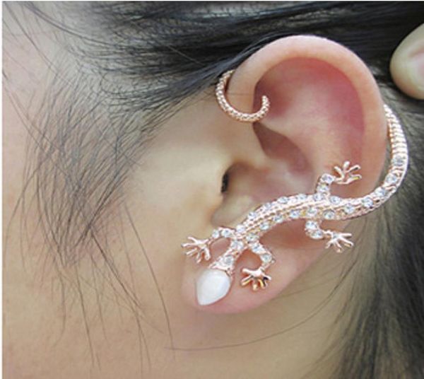 clip on earrings fashion crystal rhinestone ear cuff earrings luxury gecko stud earrings4633671, Silver
clip on earrings fashion crystal rhinestone ear cuff earrings luxury gecko stud earrings4633671, Silver