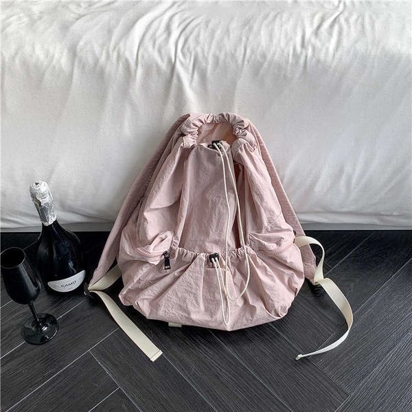 backpack korean backpack, women s travel, simple and casual drawstring, large capacity nylon lightweight backpack 230708
backpack korean backpack, women s travel, simple and casual drawstring, large capacity nylon lightweight backpack 230708