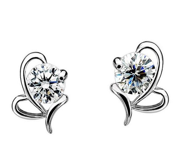 fine bow heart earrings piercing 925 sterling silver clear cz stud earrings double side earrings for wemen jewelry bijoux femme4610764, Golden
fine bow heart earrings piercing 925 sterling silver clear cz stud earrings double side earrings for wemen jewelry bijoux femme4610764, Golden