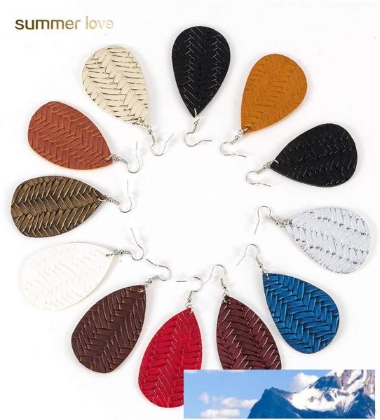 new pu leather weave pattern leaf dangle earring for women colorful oval leather hook drop earring trendy jewelry gift8230802, Silver
new pu leather weave pattern leaf dangle earring for women colorful oval leather hook drop earring trendy jewelry gift8230802, Silver