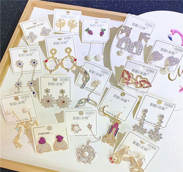 wholes korean bling earrings 925 silver needles with real gold plated long pearl zircon female fashion tassel temperament colo9284325
wholes korean bling earrings 925 silver needles with real gold plated long pearl zircon female fashion tassel temperament colo9284325