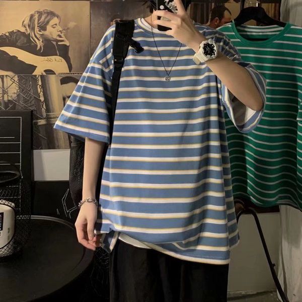 mens tshirts fashion printed loose allmatch striped tee shirt clothing summer oversized casual pullovers half sleeve tshirt 230707, White;black
mens tshirts fashion printed loose allmatch striped tee shirt clothing summer oversized casual pullovers half sleeve tshirt 230707, White;black