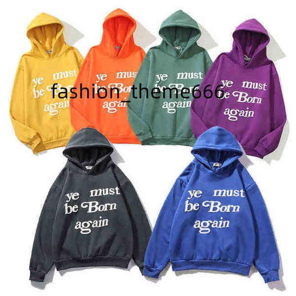 22ss men's hoodie cpfm ye must be born again letter printed high street hip hop hoodies 6 color hooded sweatshirt hoodie, Black
22ss men's hoodie cpfm ye must be born again letter printed high street hip hop hoodies 6 color hooded sweatshirt hoodie, Black