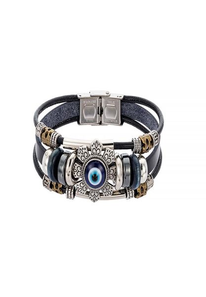 punk lucky eye turkish evil eye charm bracelets for men women handmade jewelry multilayer black leather bangle female gift8794577, Golden;silver
punk lucky eye turkish evil eye charm bracelets for men women handmade jewelry multilayer black leather bangle female gift8794577, Golden;silver