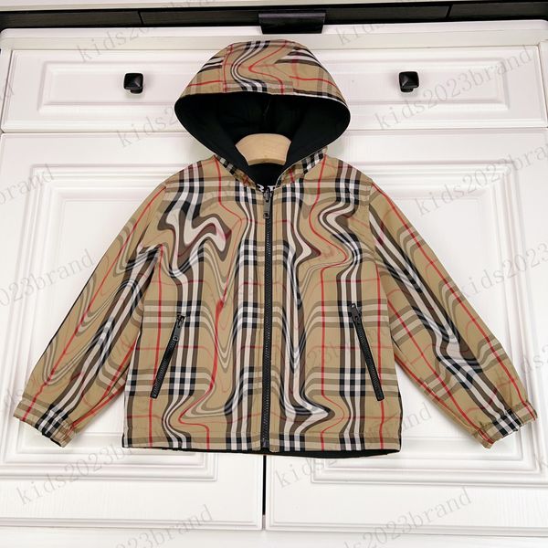 reversible sunscreen jacket 2023 designer hooded jackets classic checked coat for girls and boys brand autumn outwear high end children coat, Blue;gray
reversible sunscreen jacket 2023 designer hooded jackets classic checked coat for girls and boys brand autumn outwear high end children coat, Blue;gray