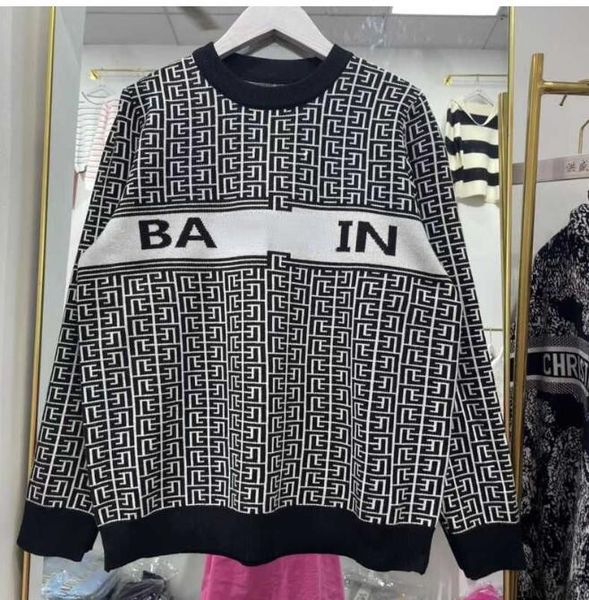 womens designer sweater fashion crew neck warm sweaters loose jacquard knit shirt luxury long sleeve sweatshirt, White;black
womens designer sweater fashion crew neck warm sweaters loose jacquard knit shirt luxury long sleeve sweatshirt, White;black