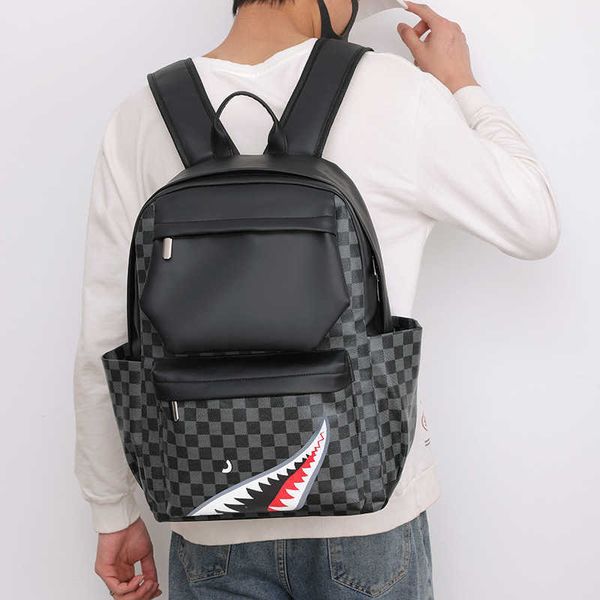 backpack shark 2023 new business high capacity men s campus beauty schoolbag outgoing travel bag 230708
backpack shark 2023 new business high capacity men s campus beauty schoolbag outgoing travel bag 230708
