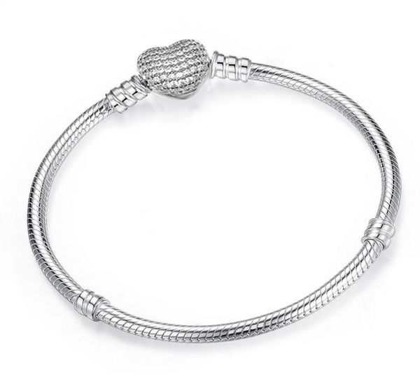 authentic 925 sterling silver plated bracelet fit bracelet charms heart pave cz bangle european beads silver jewelry for women9603371, Black
authentic 925 sterling silver plated bracelet fit bracelet charms heart pave cz bangle european beads silver jewelry for women9603371, Black