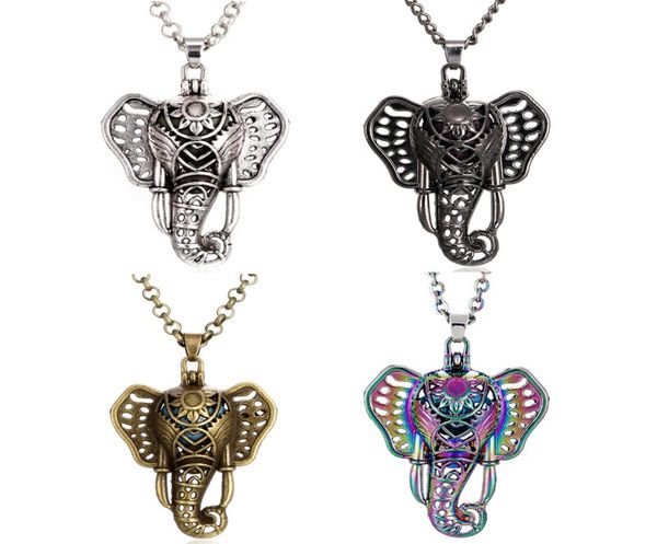 multicolor elephant lava rock aroma essential oil diffuser bohemian hollow magnetic closure locket pendant necklace with 70cm chai8042585, Silver
multicolor elephant lava rock aroma essential oil diffuser bohemian hollow magnetic closure locket pendant necklace with 70cm chai8042585, Silver