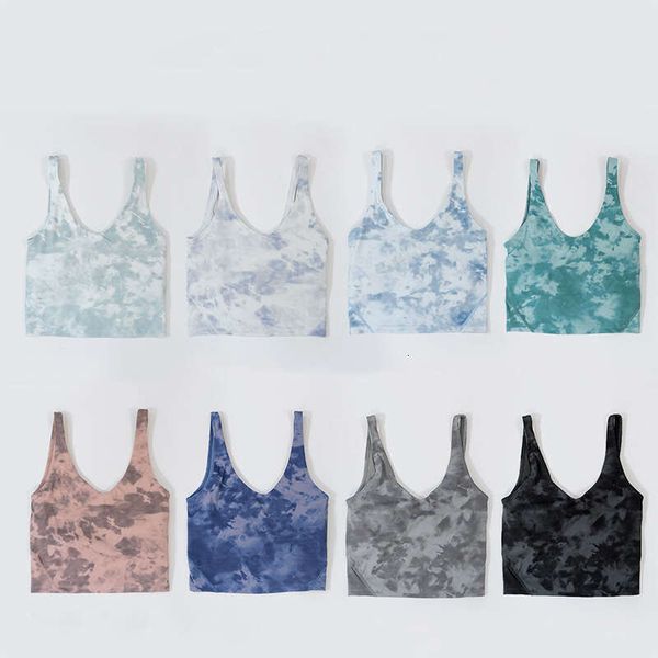 women lulu-251 tie dyed tank align women's sports bra quick dried u-shaped fiess yoga beauty back jogging with chest pads inside
women lulu-251 tie dyed tank align women's sports bra quick dried u-shaped fiess yoga beauty back jogging with chest pads inside