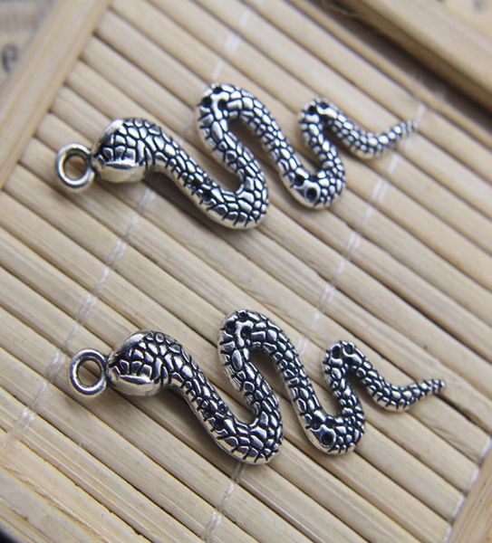 whole 30pcs snake retro ancient silver alloy charm pendant jewelry findings jewelry making diy gift 4214mm9768237, Bronze;silver
whole 30pcs snake retro ancient silver alloy charm pendant jewelry findings jewelry making diy gift 4214mm9768237, Bronze;silver