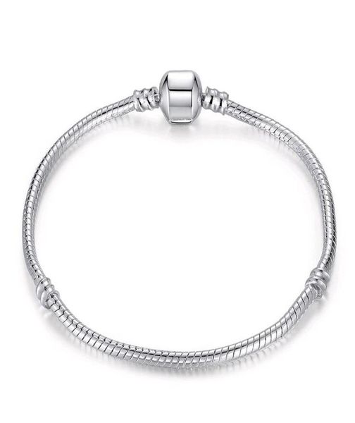 925 sterling silver snake chain bracelet for european clasp charm bead bangle bracelets mix size 17cm21cm whole2816774, Black
925 sterling silver snake chain bracelet for european clasp charm bead bangle bracelets mix size 17cm21cm whole2816774, Black
