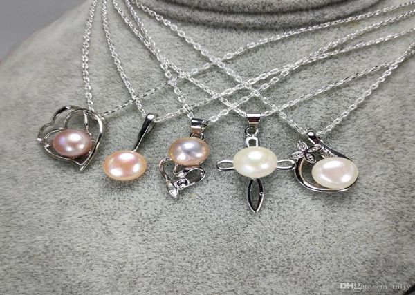 100 freshwater pearl necklace sliver pendant mix styles diy pearl necklace for women girl jewelry with chain christmas gift5214896, Silver
100 freshwater pearl necklace sliver pendant mix styles diy pearl necklace for women girl jewelry with chain christmas gift5214896, Silver
