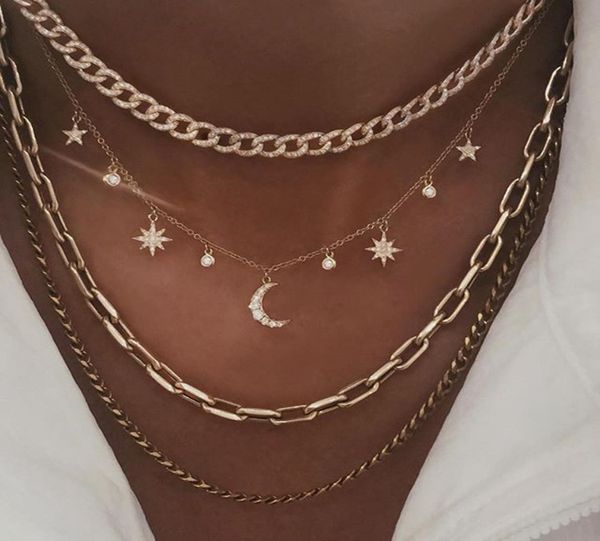 boho fashion multilevel crystal geometric pendant necklaces for women star moon snake sequins necklace jewelry gift4410575, Silver
boho fashion multilevel crystal geometric pendant necklaces for women star moon snake sequins necklace jewelry gift4410575, Silver