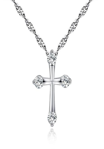 shy silver plated necklace jewelry women fashion cross cz crystal zircon rhinestone pendant necklaces christmas gift k54374393128
shy silver plated necklace jewelry women fashion cross cz crystal zircon rhinestone pendant necklaces christmas gift k54374393128