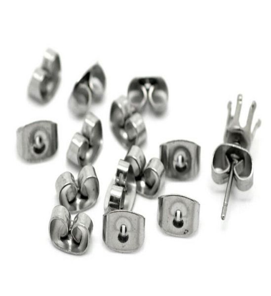 silver tone stainless steel butterfly earrings backings earrings back sersholdersstainless steel earring plugs 200pcs set6919943, White
silver tone stainless steel butterfly earrings backings earrings back sersholdersstainless steel earring plugs 200pcs set6919943, White
