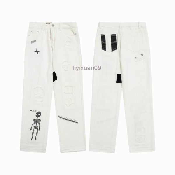 designer mens jeans sports pants denim straight sweatpants speckled letter print women street couple galleryes dept loose flare casual jean, Blue
designer mens jeans sports pants denim straight sweatpants speckled letter print women street couple galleryes dept loose flare casual jean, Blue