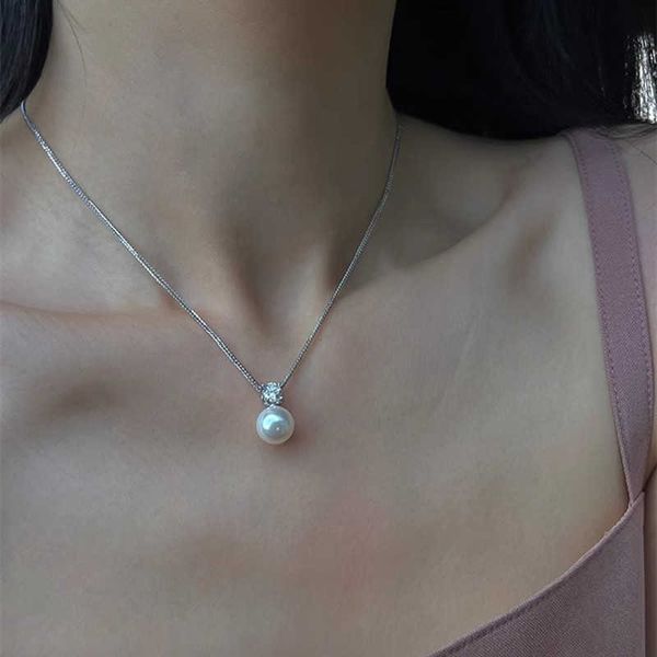 s925 sterling silver light luxury high grade chopin chain austrian schneider pearl pulling collar chain high grade light luxury necklace, Black
s925 sterling silver light luxury high grade chopin chain austrian schneider pearl pulling collar chain high grade light luxury necklace, Black