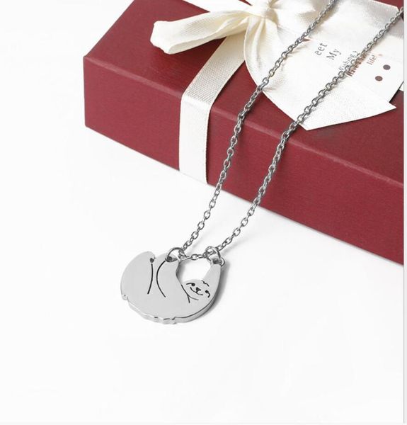 new arrival creative fashion sloth pendant necklace accessories zj18588778093, Silver
new arrival creative fashion sloth pendant necklace accessories zj18588778093, Silver