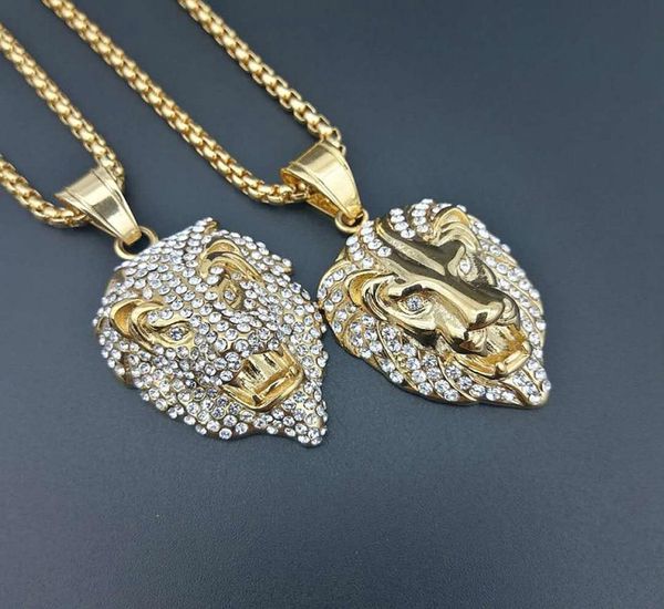 316 stainless steel gold gothic punk mens lion039s head pendant charm tag cuban hip hop necklace with rhinestones2467841, Silver
316 stainless steel gold gothic punk mens lion039s head pendant charm tag cuban hip hop necklace with rhinestones2467841, Silver