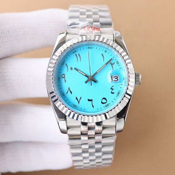 luxury femme arabic dial numeral montre ice blue homme de luxe automatic mechanical watch datejust 41mm 36mm sapphire mirror reloj lujo k1au, Slivery;brown
luxury femme arabic dial numeral montre ice blue homme de luxe automatic mechanical watch datejust 41mm 36mm sapphire mirror reloj lujo k1au, Slivery;brown