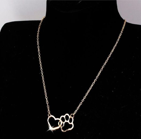 concise american jewelry animal foot paw heart pendant chain necklace clavicle hollow design new fashion factory direct7122407, Silver
concise american jewelry animal foot paw heart pendant chain necklace clavicle hollow design new fashion factory direct7122407, Silver