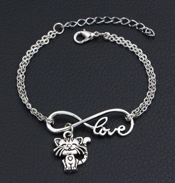 new arrival alloy infinity love cat pendant charm bracelets bangles good qaulity handmade silver link chain diy jewelry gift for8768631, Golden;silver
new arrival alloy infinity love cat pendant charm bracelets bangles good qaulity handmade silver link chain diy jewelry gift for8768631, Golden;silver