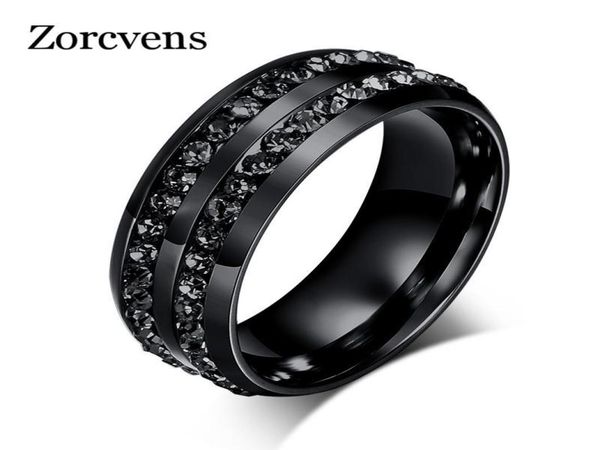 cluster rings modyle male punk vintage black stainless steel jewelry two rows cz stone wedding ring for man woman3152738, Golden;silver
cluster rings modyle male punk vintage black stainless steel jewelry two rows cz stone wedding ring for man woman3152738, Golden;silver