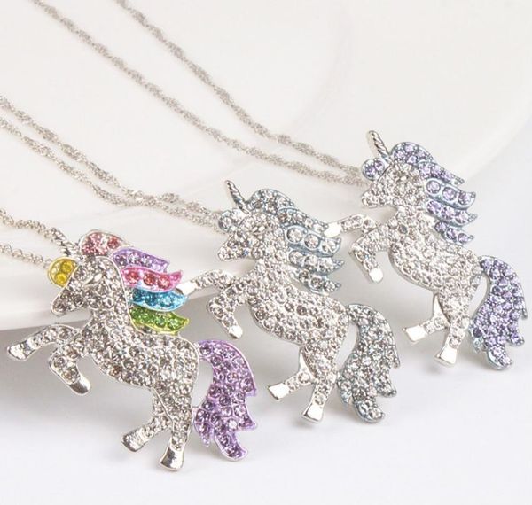 fashion bling iced out unicorn horse necklaces shiny crystal animal pendant chains for women luxury jewelry gift4586026, Silver
fashion bling iced out unicorn horse necklaces shiny crystal animal pendant chains for women luxury jewelry gift4586026, Silver