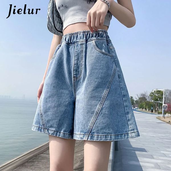 women's shorts jielur woman wide legs high waist blue kneelenght denim casual female loose fit jeans vintage ladies bermuda 230707, White;black
women's shorts jielur woman wide legs high waist blue kneelenght denim casual female loose fit jeans vintage ladies bermuda 230707, White;black
