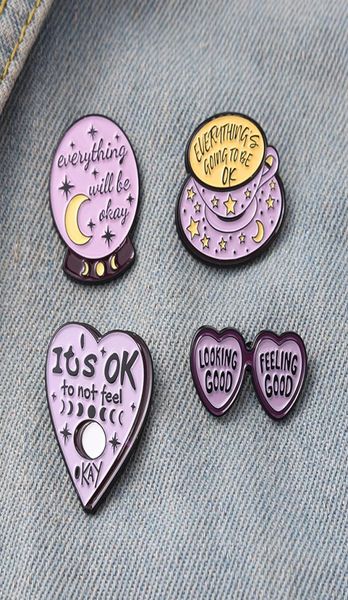 everything will be ok enamel pins purple series custom sunglass coffee crystal magic ball brooch lapel badge bag jewelry gift kids3119917, Gray
everything will be ok enamel pins purple series custom sunglass coffee crystal magic ball brooch lapel badge bag jewelry gift kids3119917, Gray
