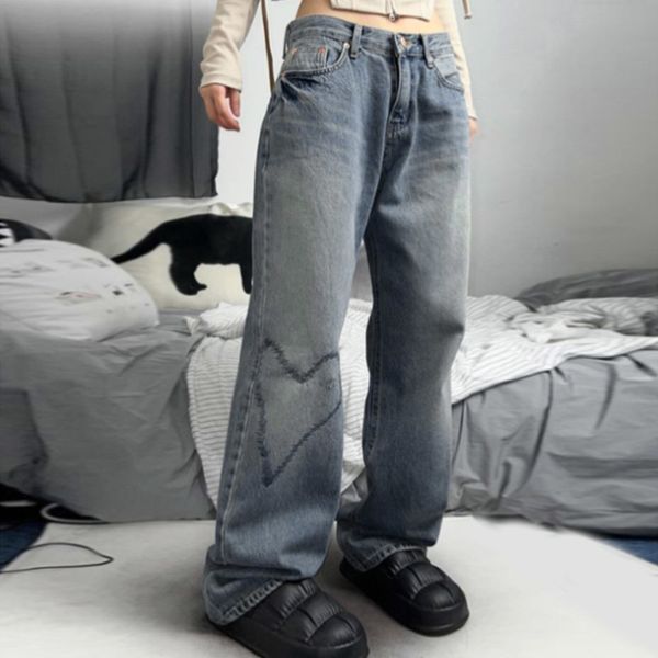 womens jeans summer women cargo pants high waist casual straight leg wide streetwear retro trousers 230707, Blue
womens jeans summer women cargo pants high waist casual straight leg wide streetwear retro trousers 230707, Blue