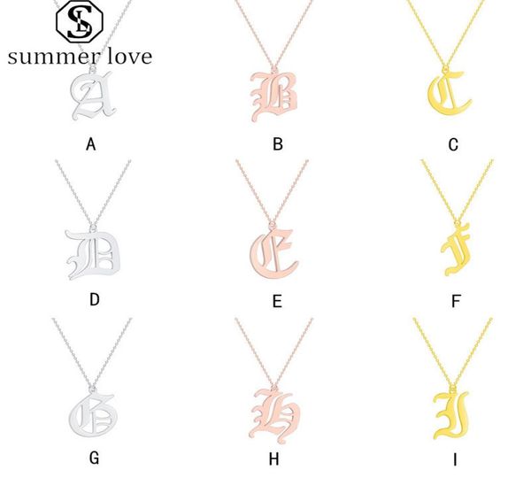 vintage initial az letter pendant necklace old english custom capital font personalized necklace creative jewelry gift for women 1873466, Silver
vintage initial az letter pendant necklace old english custom capital font personalized necklace creative jewelry gift for women 1873466, Silver