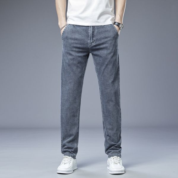 men s jeans 2023 summer thin mid rise straight leg youth elastic loose business casual pants 230707, Blue
men s jeans 2023 summer thin mid rise straight leg youth elastic loose business casual pants 230707, Blue