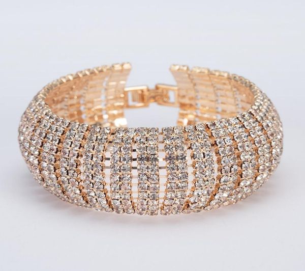 luxury crystal bracelets for women gold silver color bracelet bangles femme bridal wedding jewelry accessories5569271, Golden;silver
luxury crystal bracelets for women gold silver color bracelet bangles femme bridal wedding jewelry accessories5569271, Golden;silver