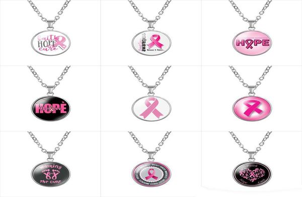 breast cancer awareness pink ribbon necklaces for women glass faith hope cure believe letter pendant chains fashion jewelry in bul4508434, Silver
breast cancer awareness pink ribbon necklaces for women glass faith hope cure believe letter pendant chains fashion jewelry in bul4508434, Silver