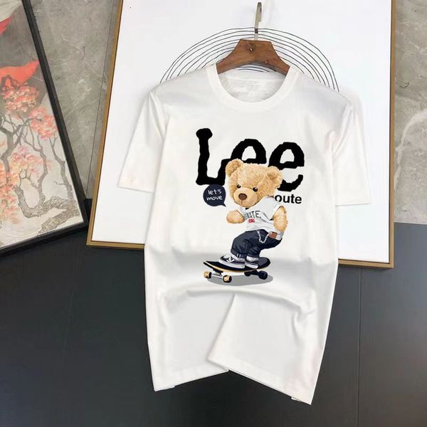 men's tracksuits luxury tshirt crew neck and women's loose casual white tee bear printed street short sleeve brand 230707, Gray
men's tracksuits luxury tshirt crew neck and women's loose casual white tee bear printed street short sleeve brand 230707, Gray