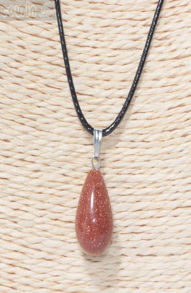 new arrivals 12pcslot 12 colors natural crystal raindrops shape pendant necklace jewelry with black leather for women shippi1882133, Silver
new arrivals 12pcslot 12 colors natural crystal raindrops shape pendant necklace jewelry with black leather for women shippi1882133, Silver