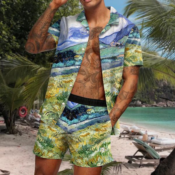 2 summer fashion mens tracksuits hawaii beach pants set designer shirts printing leisure shirt man slim short sleeve short beachs swimwear s, Gray
2 summer fashion mens tracksuits hawaii beach pants set designer shirts printing leisure shirt man slim short sleeve short beachs swimwear s, Gray