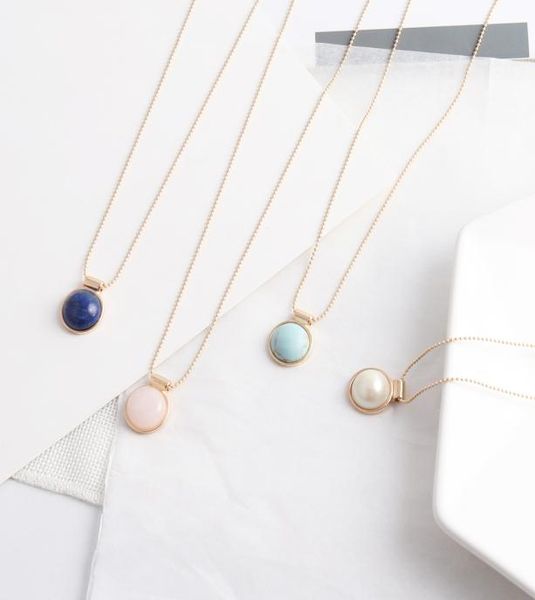 fashion round blue pink quartz turquoise necklace natural stone brand gold plated necklaces for women jewelry gift4415041, Silver
fashion round blue pink quartz turquoise necklace natural stone brand gold plated necklaces for women jewelry gift4415041, Silver