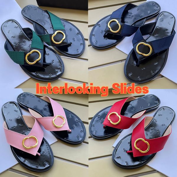 designer womens slippers beach leather classic logo embossed interlocking slides thong sandals luxury summer navy red green web pink flip fl, Black
designer womens slippers beach leather classic logo embossed interlocking slides thong sandals luxury summer navy red green web pink flip fl, Black