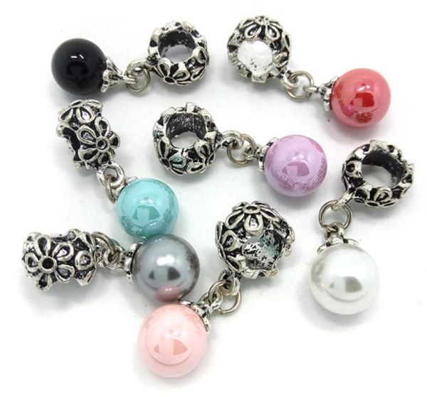 brand new mix color pearl pendant big hole loose beads fit european bracelet and necklace jewelry diy7893065, Black
brand new mix color pearl pendant big hole loose beads fit european bracelet and necklace jewelry diy7893065, Black
