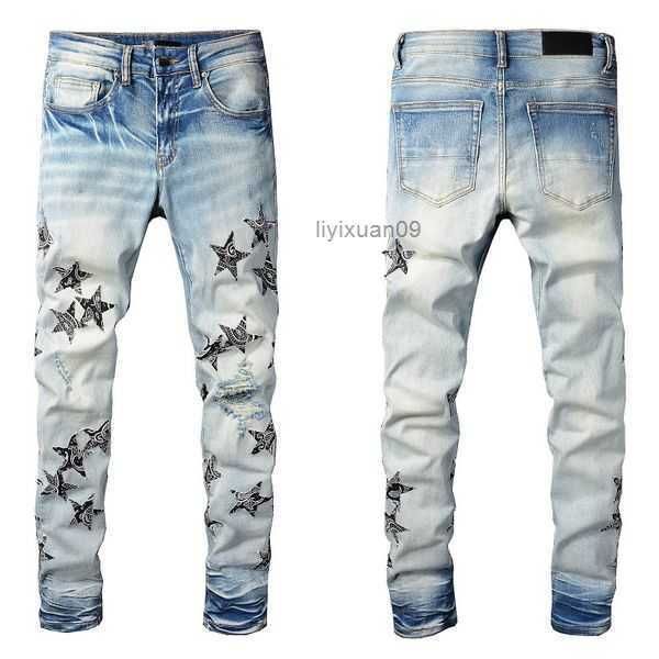 designer ami jeans rips skinny hip ami for men ripped mens pants with holes denim man straight leg slim fit zipper fashion bikers motorcycle, Blue
designer ami jeans rips skinny hip ami for men ripped mens pants with holes denim man straight leg slim fit zipper fashion bikers motorcycle, Blue