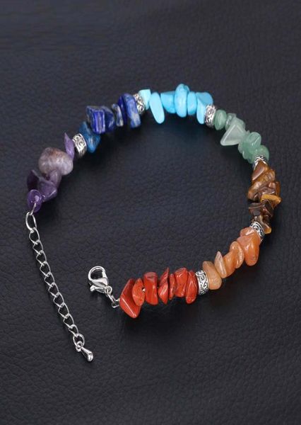 7 chakra reiki women bracelets chain link lobster clasp healing balance natural chip stone beads meditation rainbow8494868, Black
7 chakra reiki women bracelets chain link lobster clasp healing balance natural chip stone beads meditation rainbow8494868, Black
