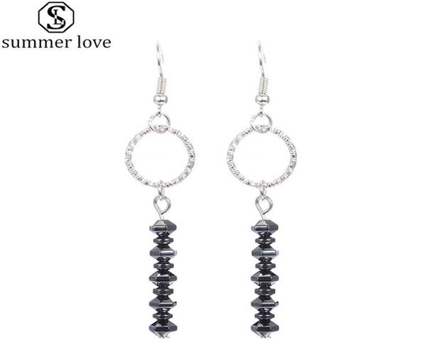 fashion irregular hematite stone beaded drop earrings handmade gold silver copper hoop dangle earrings for women girls jewelryz3459001
fashion irregular hematite stone beaded drop earrings handmade gold silver copper hoop dangle earrings for women girls jewelryz3459001