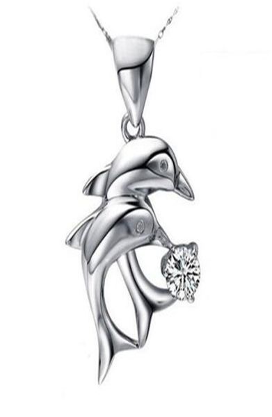 lovers diamond double dolphin love pendant amethyst crystal blue white zircon short necklac dmfn071 with chain mix order pendant2825593, Silver
lovers diamond double dolphin love pendant amethyst crystal blue white zircon short necklac dmfn071 with chain mix order pendant2825593, Silver