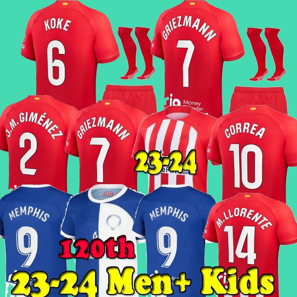 23 24 atl soccer jerseys memphis azpilicueta 2023 2024 correa camiseta football shirts kids griezmann 7 r. de paul carrasco galan 120th anni, Black;yellow
23 24 atl soccer jerseys memphis azpilicueta 2023 2024 correa camiseta football shirts kids griezmann 7 r. de paul carrasco galan 120th anni, Black;yellow