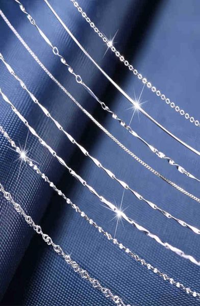 s925 sterling silver box necklace melon seeds water wave yuan treasure o word snake bone clavicle chain for men and women necklace9114608
s925 sterling silver box necklace melon seeds water wave yuan treasure o word snake bone clavicle chain for men and women necklace9114608